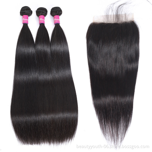 virgin brazilian straight hair brazilian human hair 13*4 lace frontal closure 8 10 12 14 16 18 20 inches